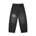 Men's Sunfade Vintage Wash Barrel Leg Jeans