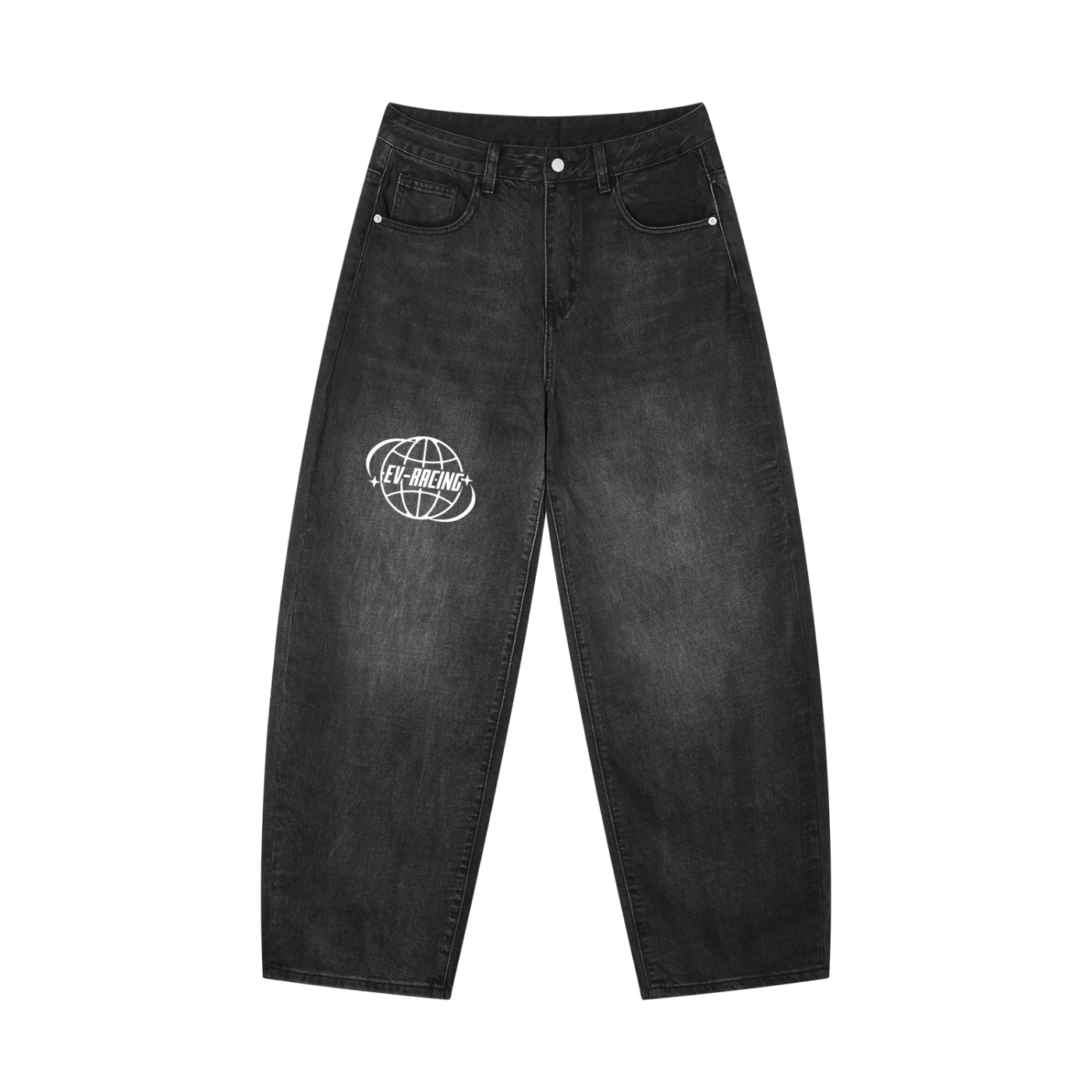 Men's Sunfade Vintage Wash Barrel Leg Jeans