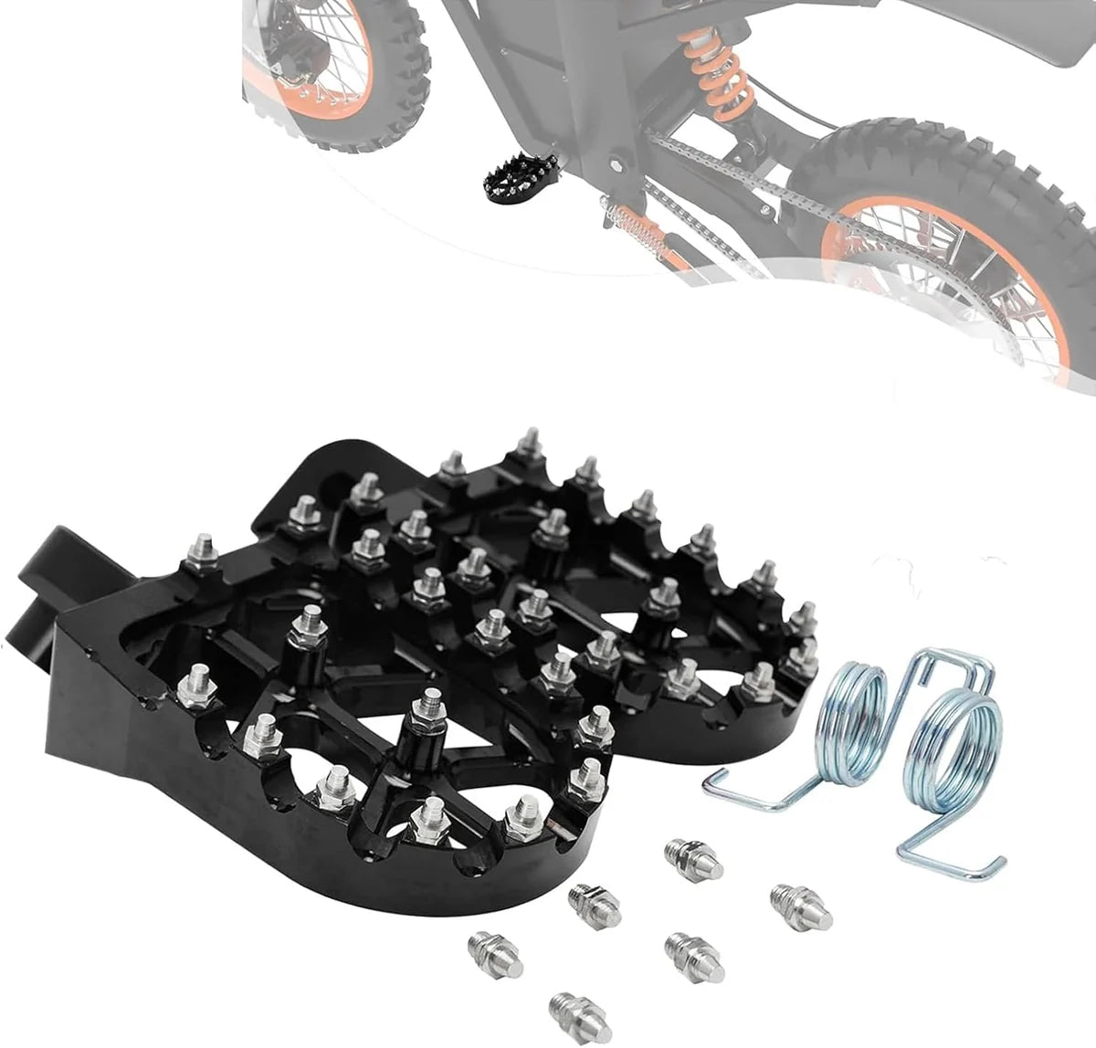 black pegs for ANYBIKE