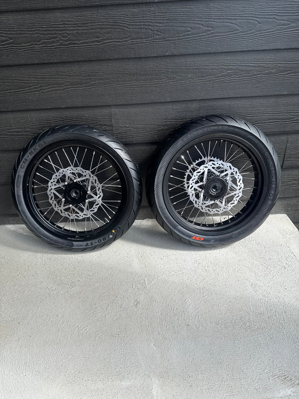 Ultra Bee Supermoto Wheel Set