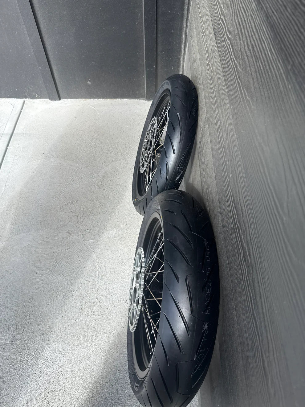 Ultra Bee Supermoto Wheel Set