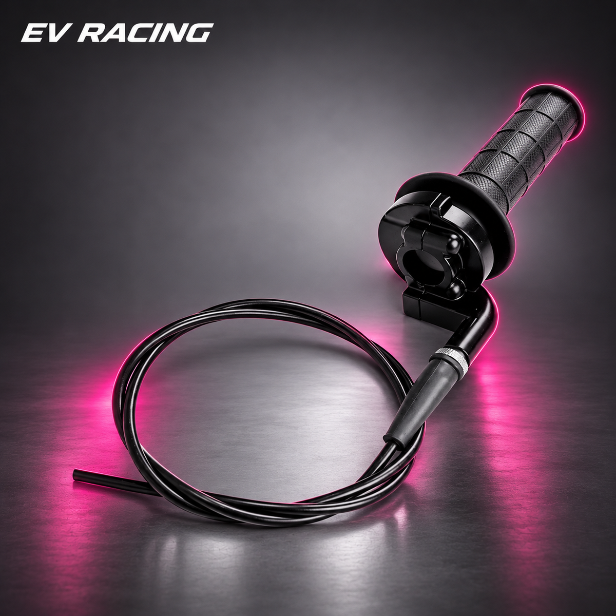 Altis Sigma / Sigma MX Replacement Throttle on a gray studio background with pink accents