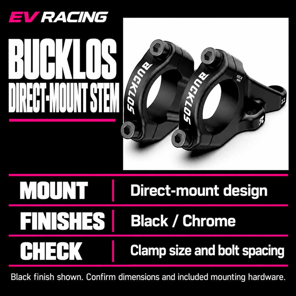 BUCKLOS Direct-Mount Handlebar Stem — product specifications, options and fitment checks