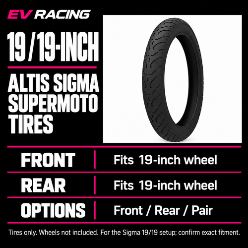 Altis Sigma 19-Inch Supermoto Tires — Front, Rear or Pair — size and product options