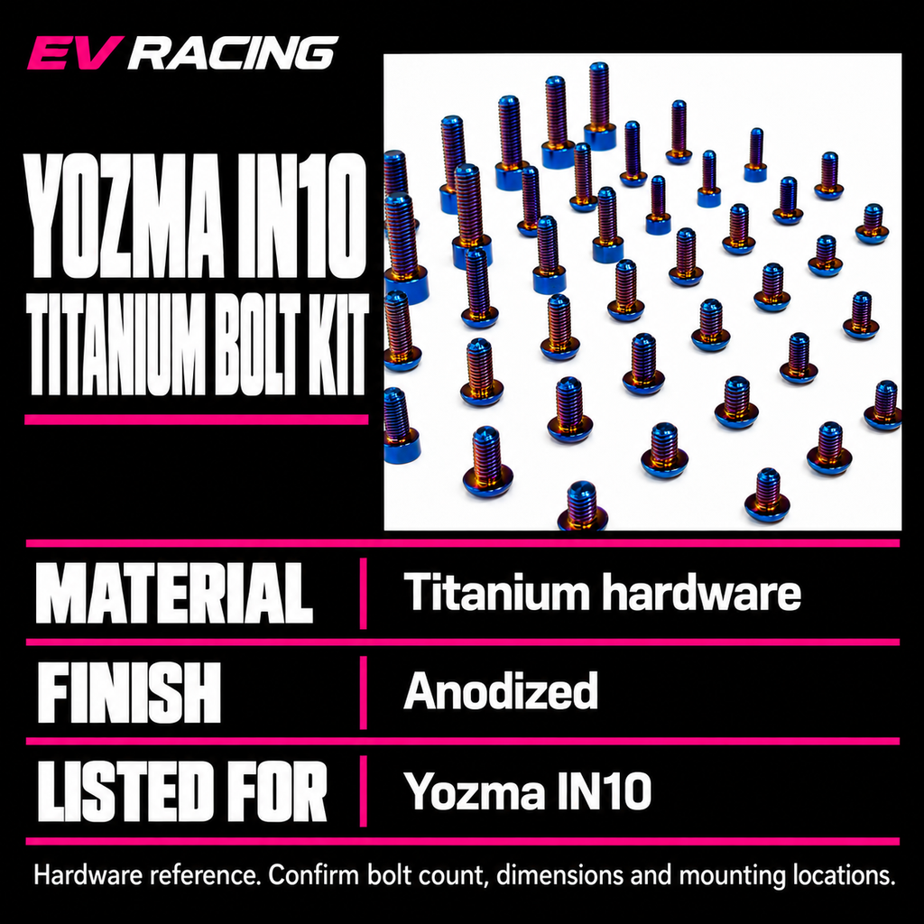 Yozma IN10 Titanium Bolt Kit — product details, options and fitment information